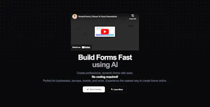 SmartForms | AI form generation gallery image