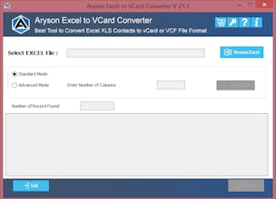 Excel to vCard Converter gallery image