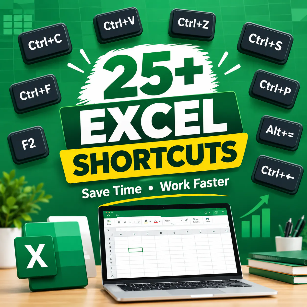 20+ excel shortcuts  gallery image