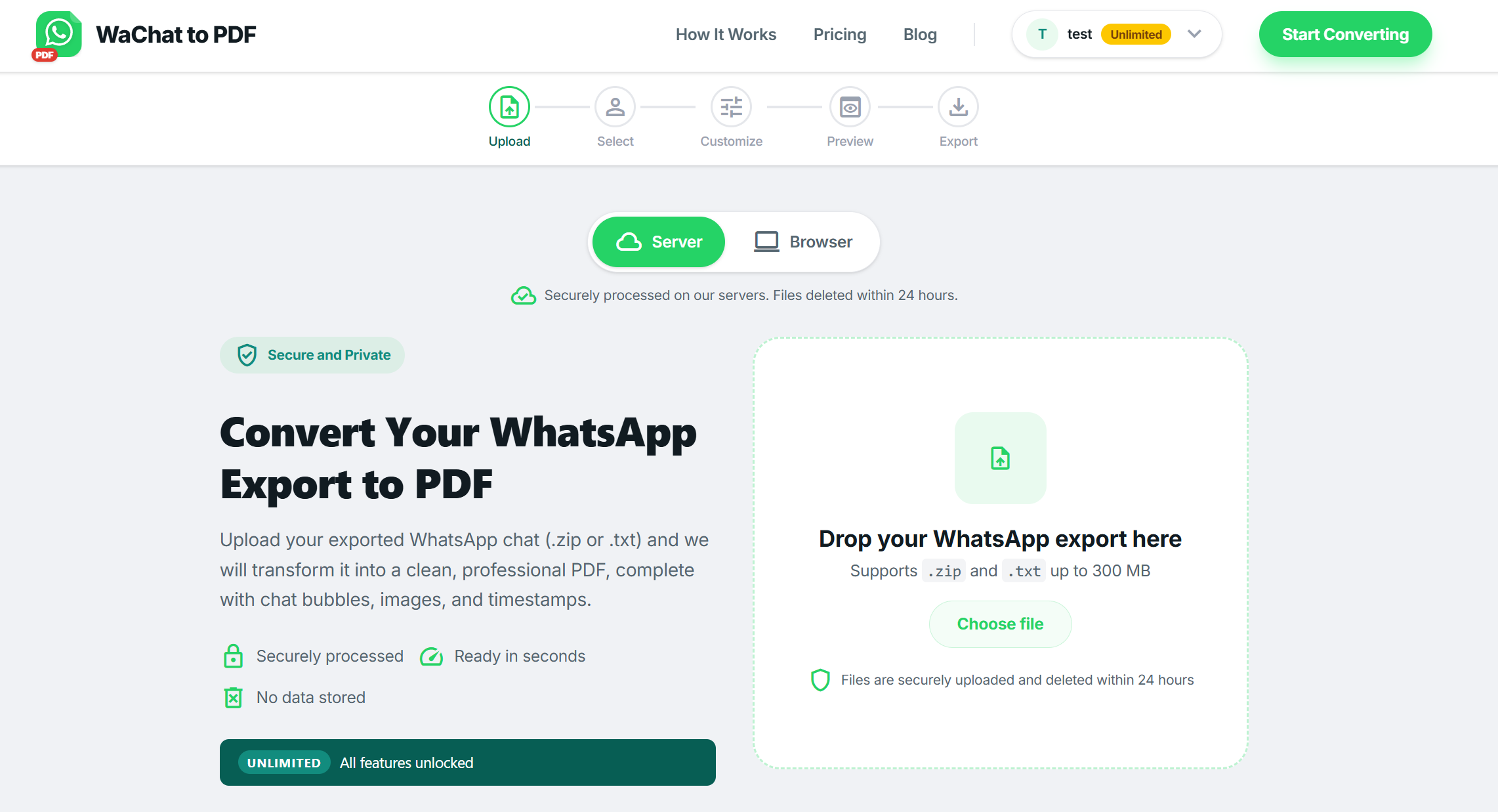 WaChat to PDF gallery image