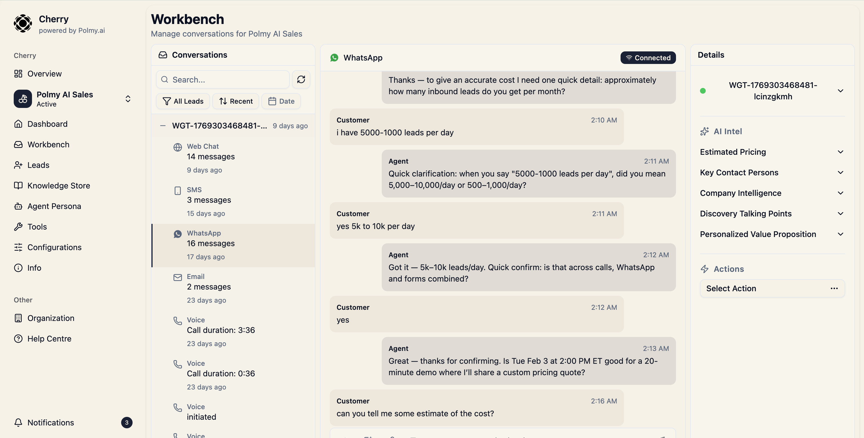 Cherry by Polmy, Inc - Screenshot 2 showing product features and functionality