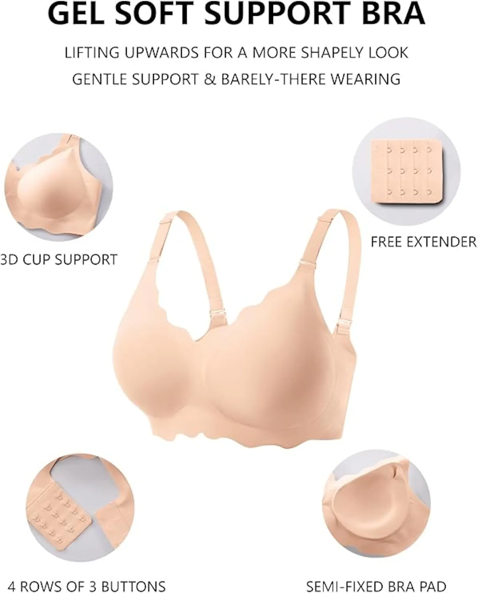 Jelly Bra Wireless Comfort Bralette screenshot 4