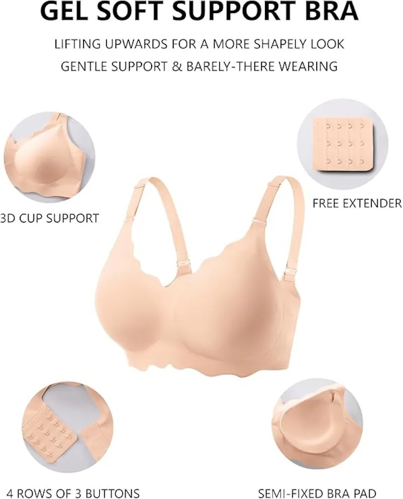 Jelly Bra Wireless Comfort Bralette screenshot 4