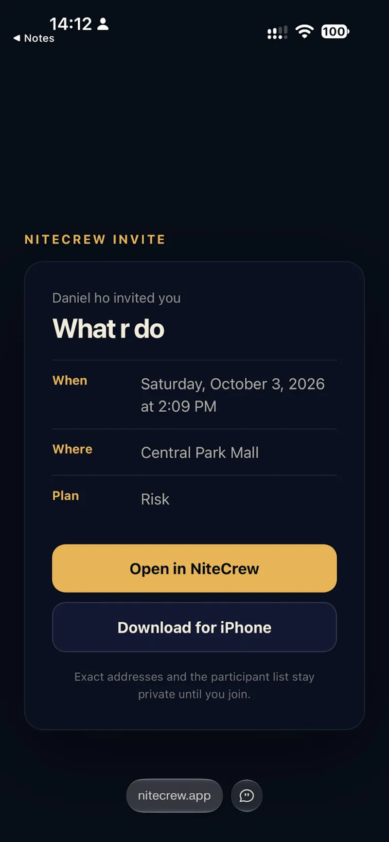 NiteCrew screenshot 3