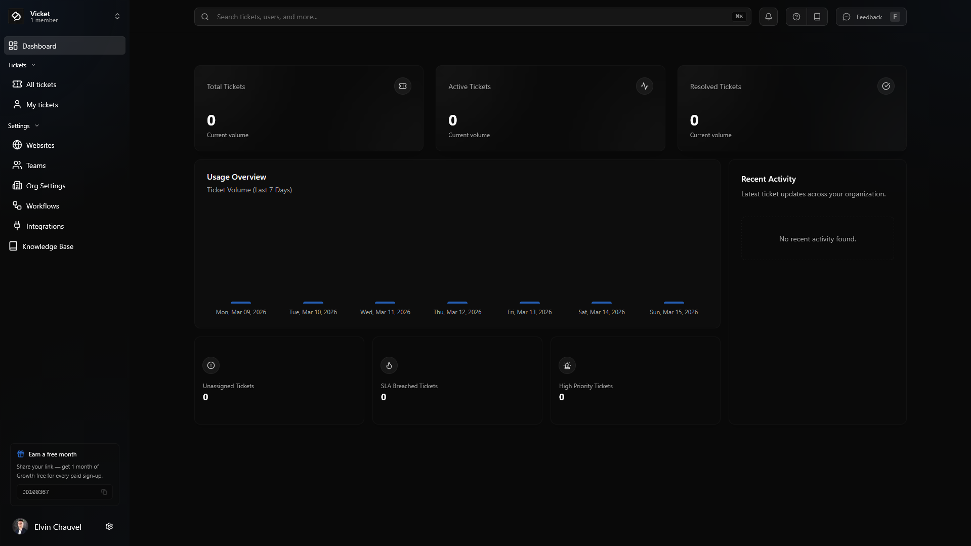 Vicket - Screenshot 2 showing product features and functionality
