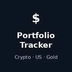 Crypto + US Stocks + Gold Tracker