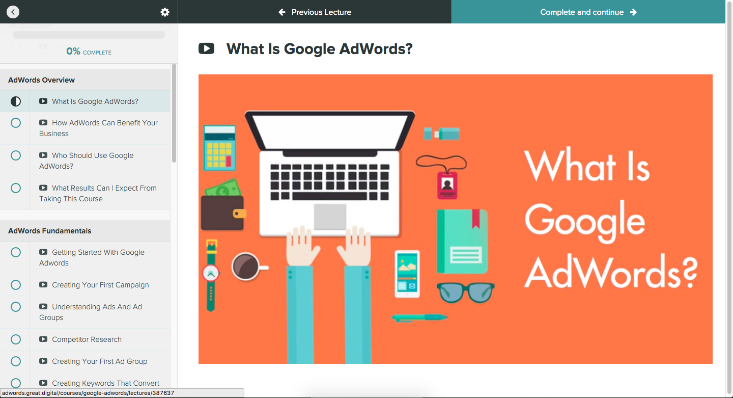 AdWords For Entrepreneurs gallery image