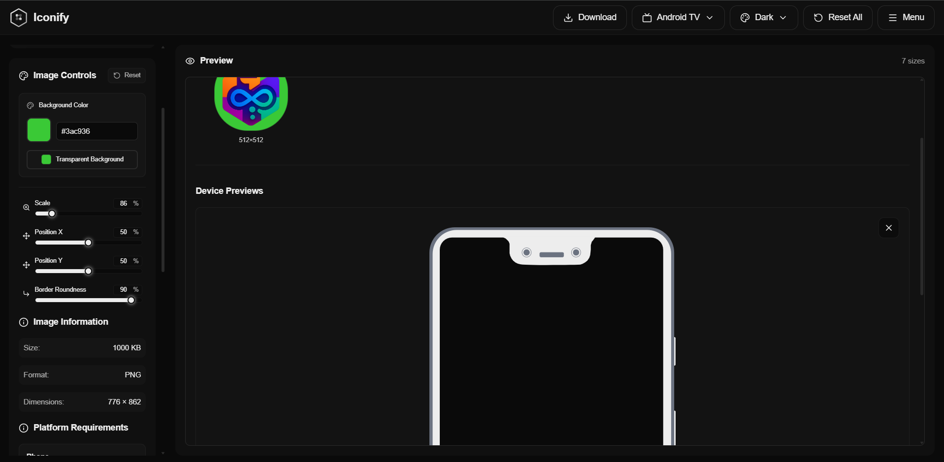 Iconify gallery image