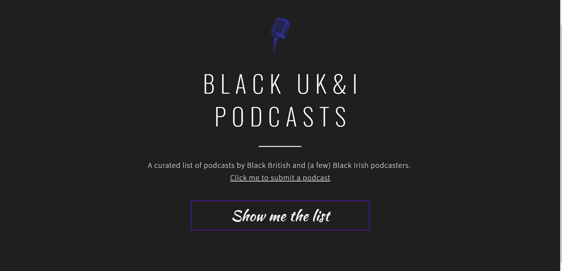 Black UKI Podcasts: The List gallery image