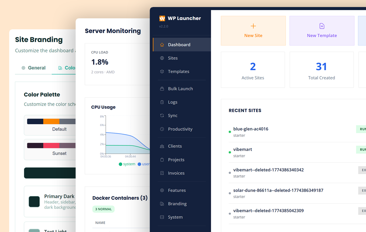 WP Launcher gallery image