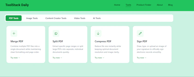 ToolStackDaily screenshot 1