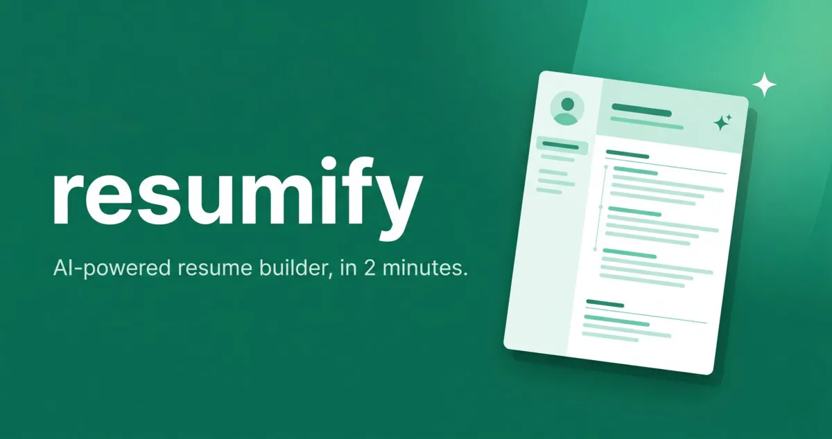 Resumify gallery image