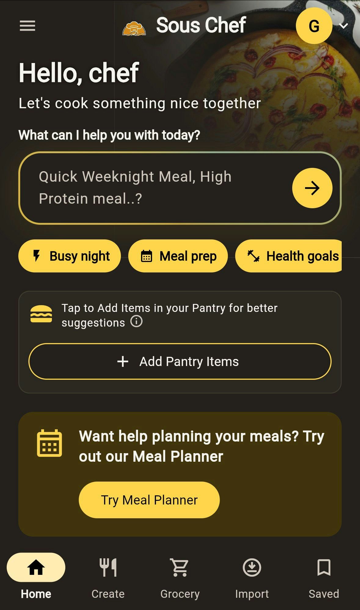 Sous Chef AI | Your AI kitchen help gallery image