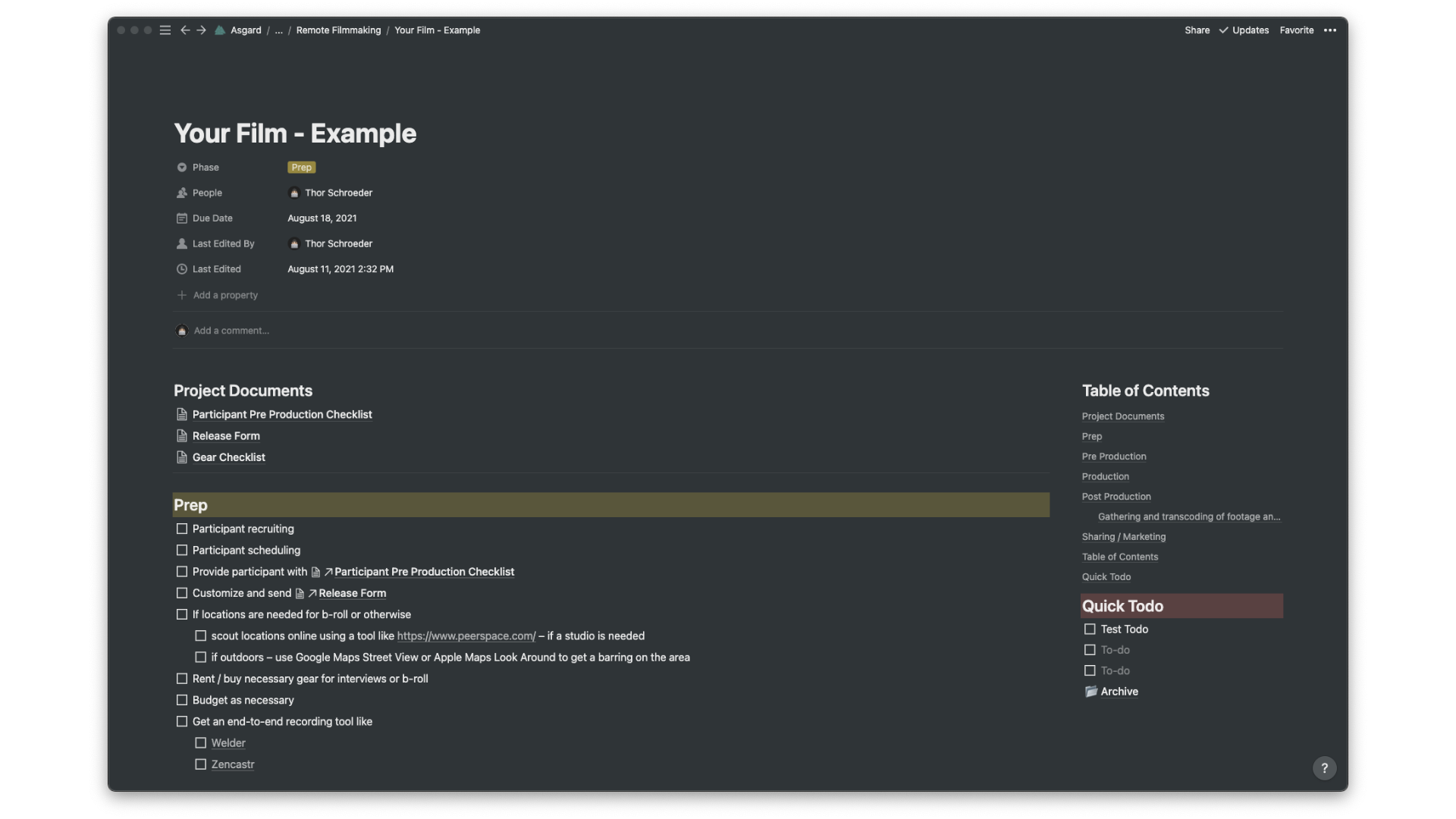 Remote Filmmaking Checklist gallery image