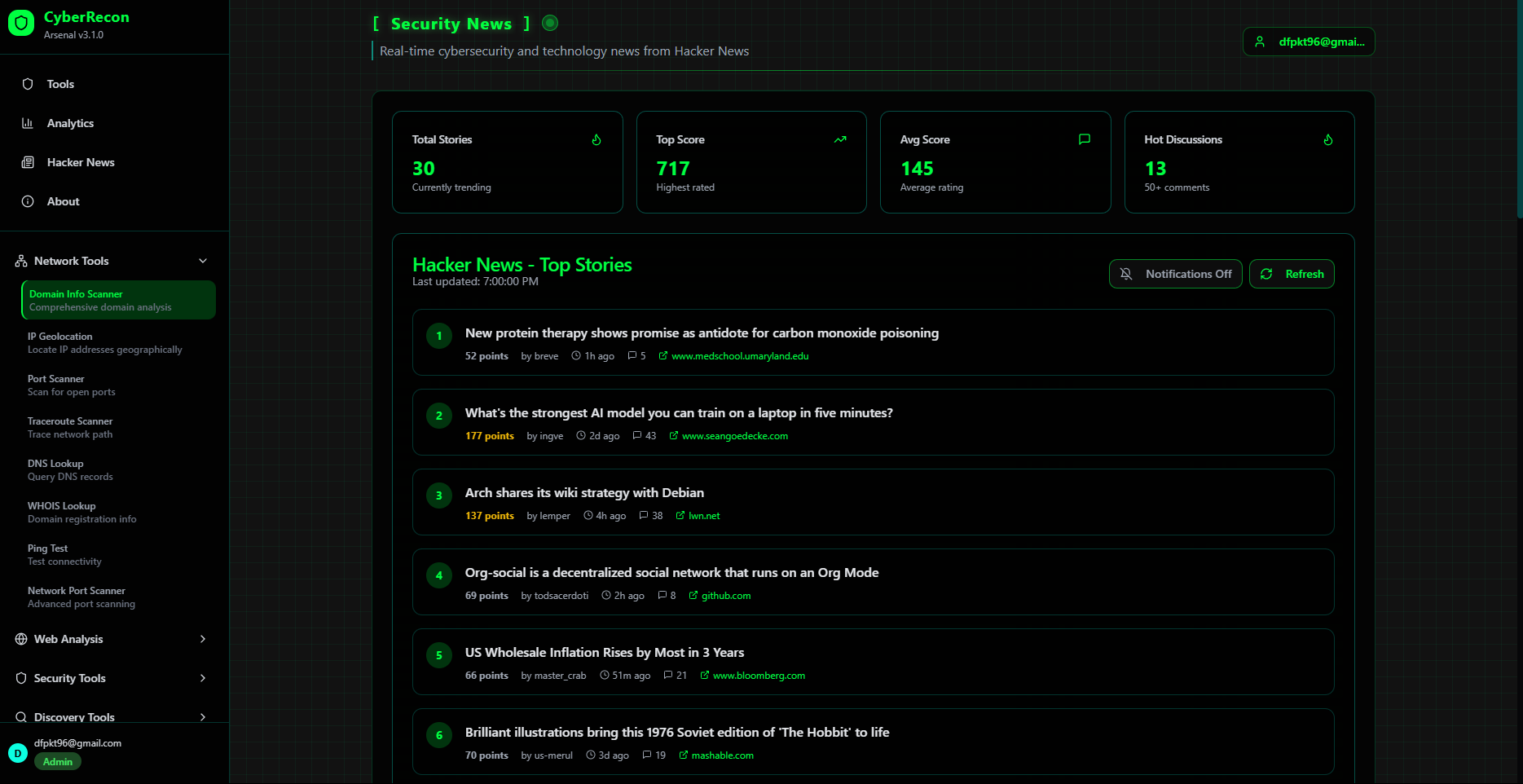 Cyberrecon Arsenal - Open-source ethische hacking & osint toolkit media 2