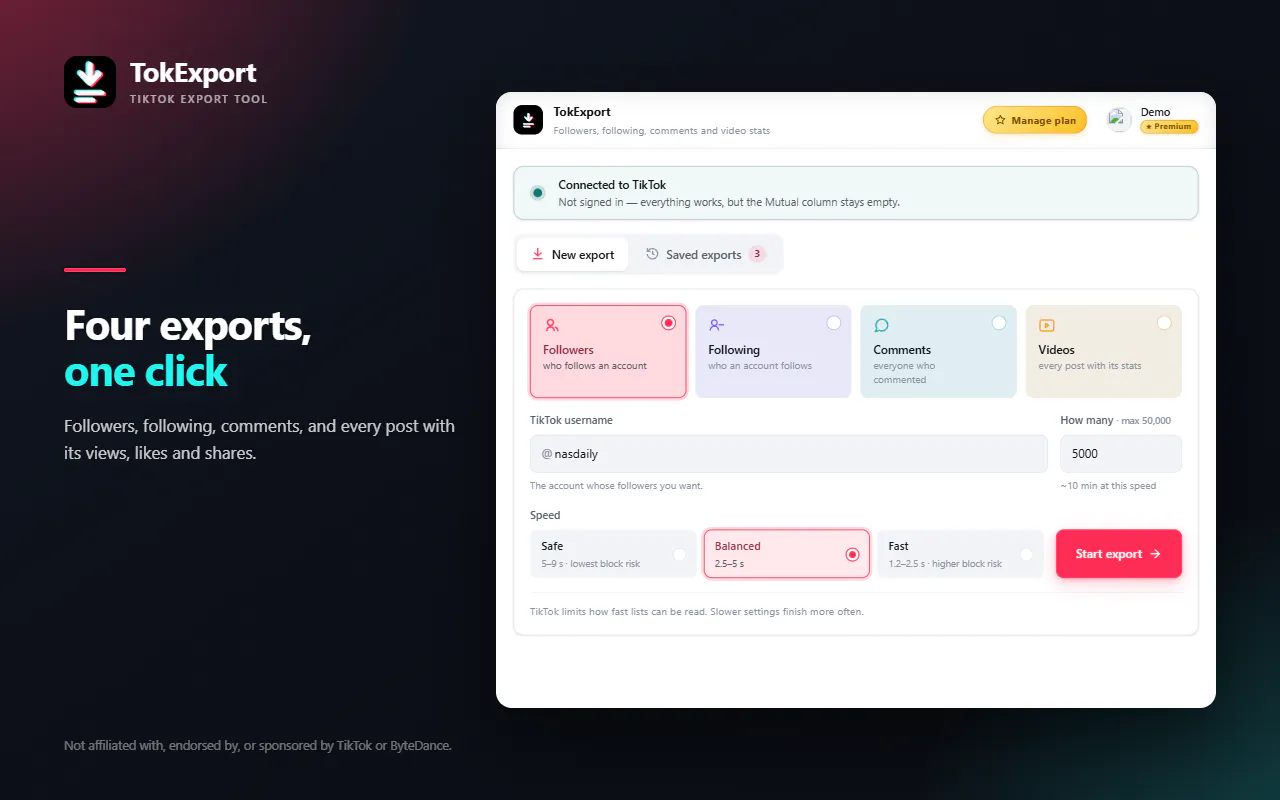 TokExport gallery image