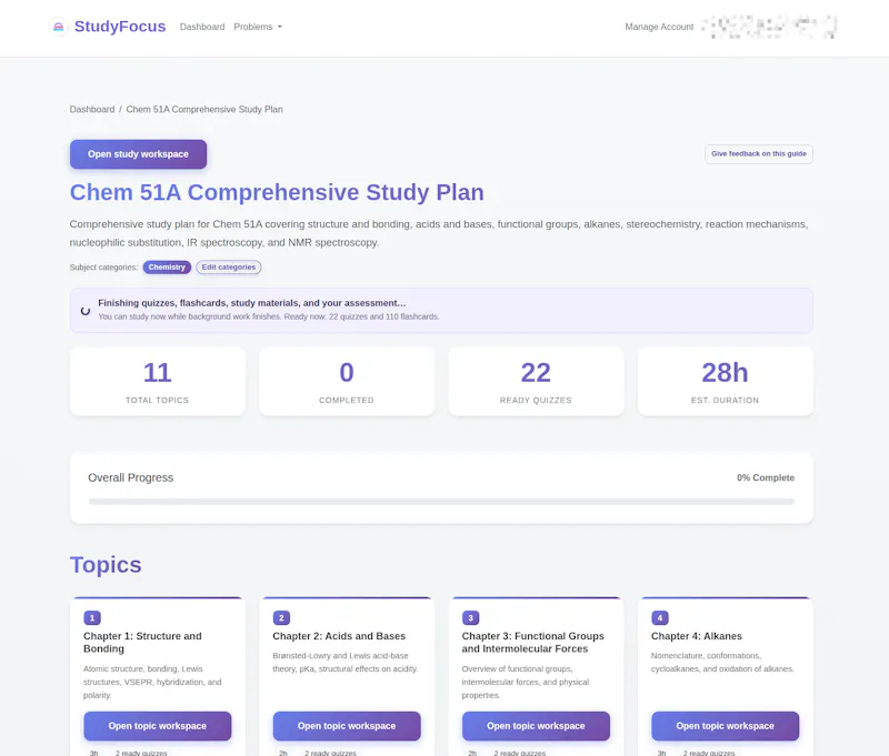 Study Focus screenshot 2