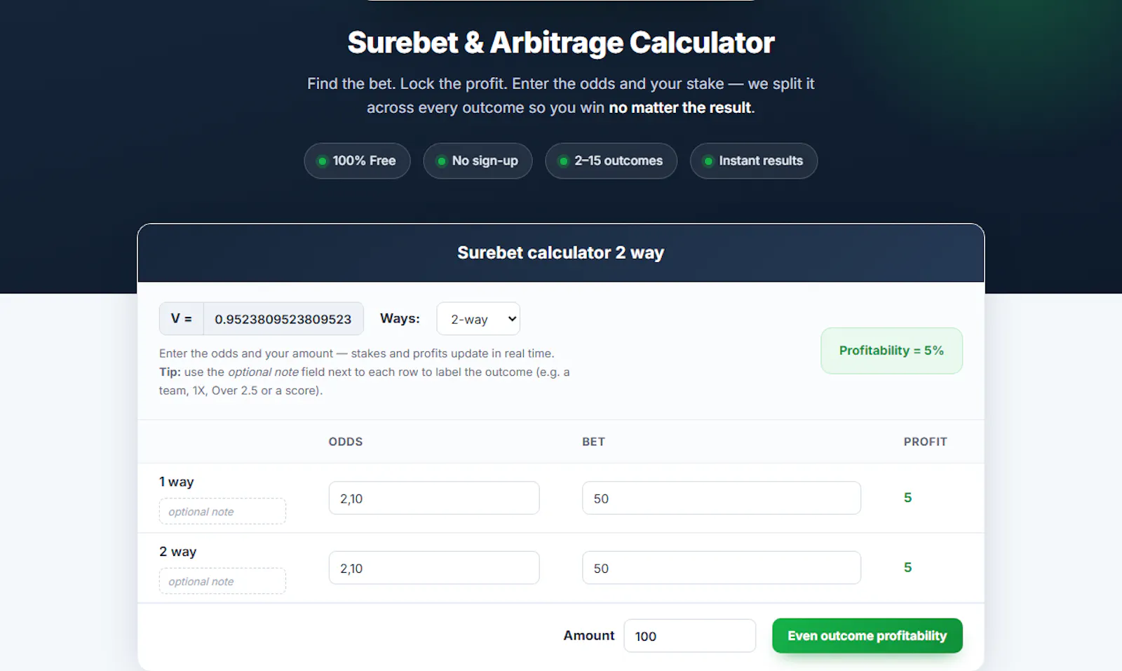 BetArbi screenshot 3