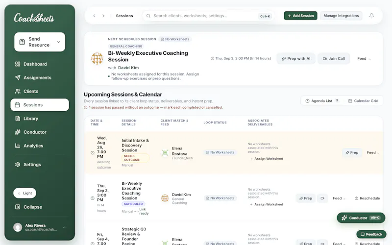 Interactive Life Coaching Worksheets screenshot 6