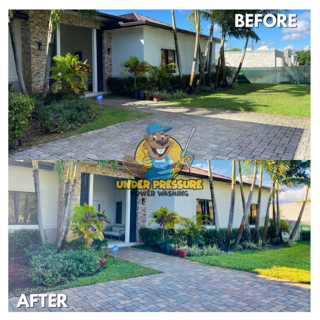 Servicio de lavado a presión residencial