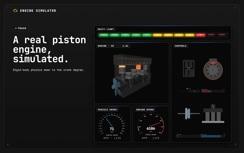 Engine Simulator screenshot 2