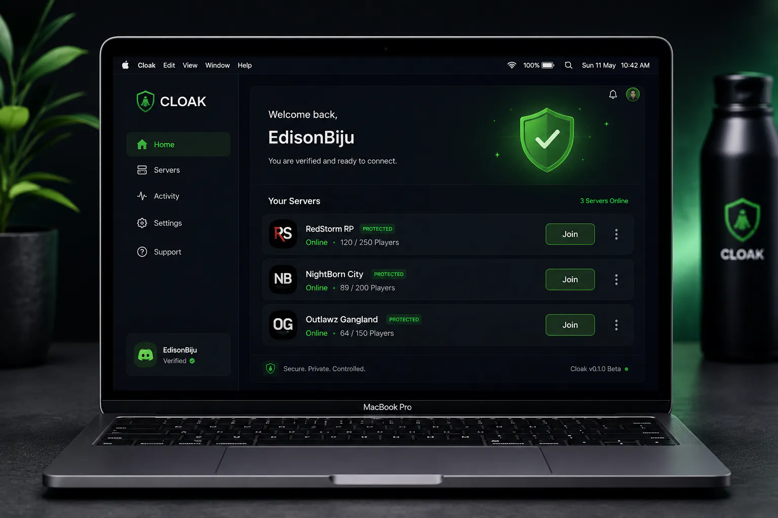 Cloak Desktop gallery image
