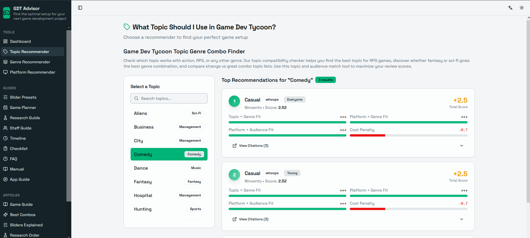 Game Dev Tycoon Advisor gallery image
