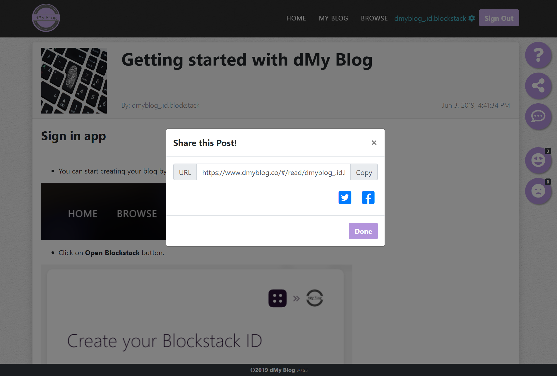 dMy Blog gallery image