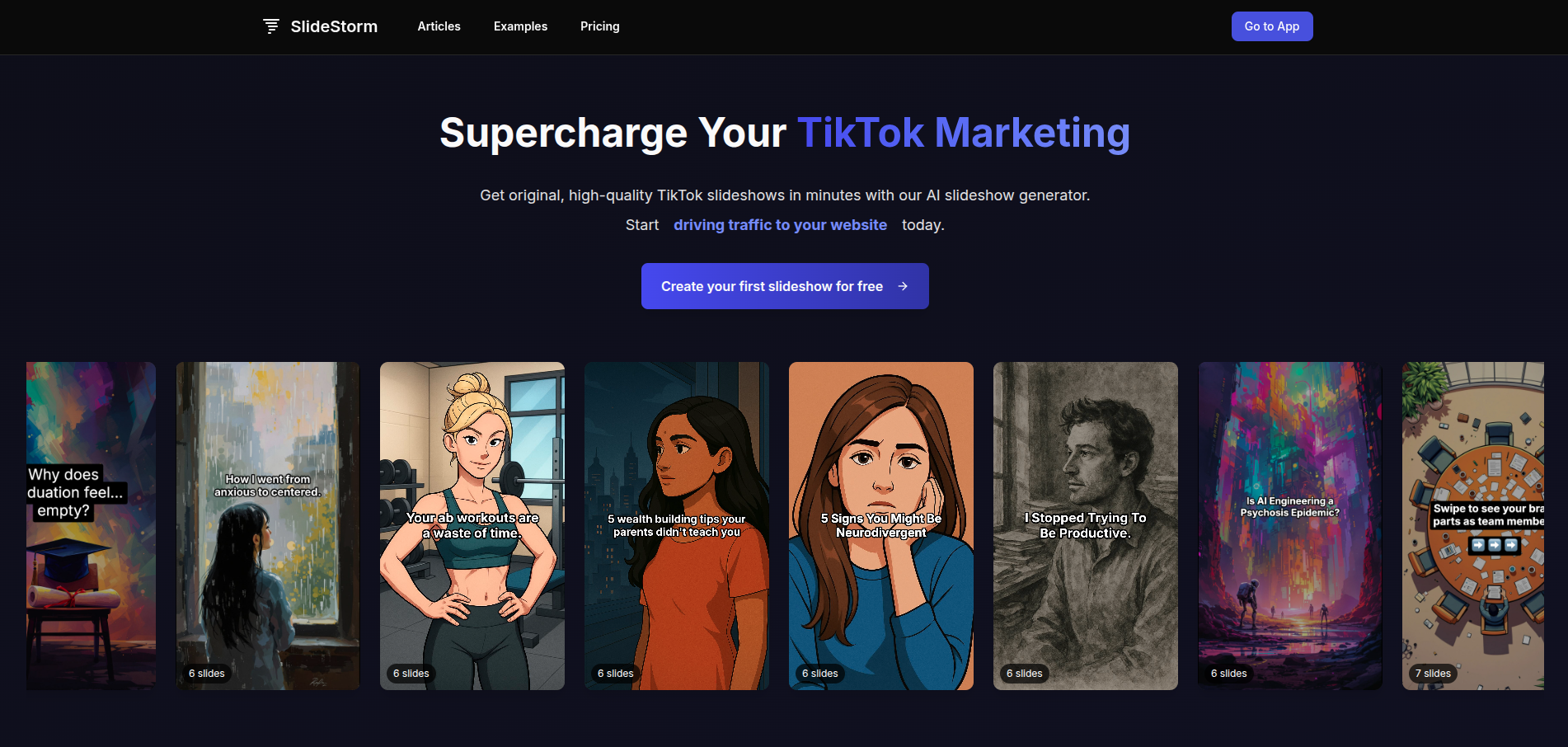 SlideStorm - Create, edit, and upload TikTok slideshows in seconds media 1