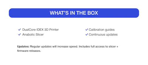 Anabolic Mechanics DualCore 3D Printer gallery image