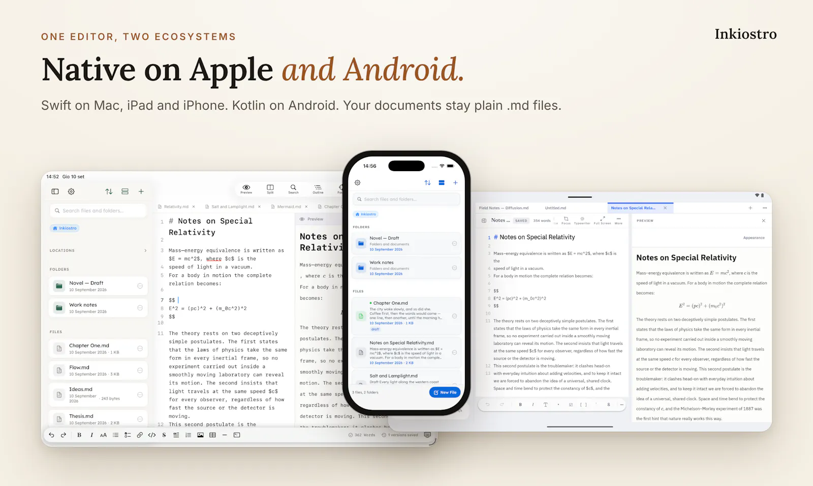 Inkiostro: Markdown Editor screenshot 7