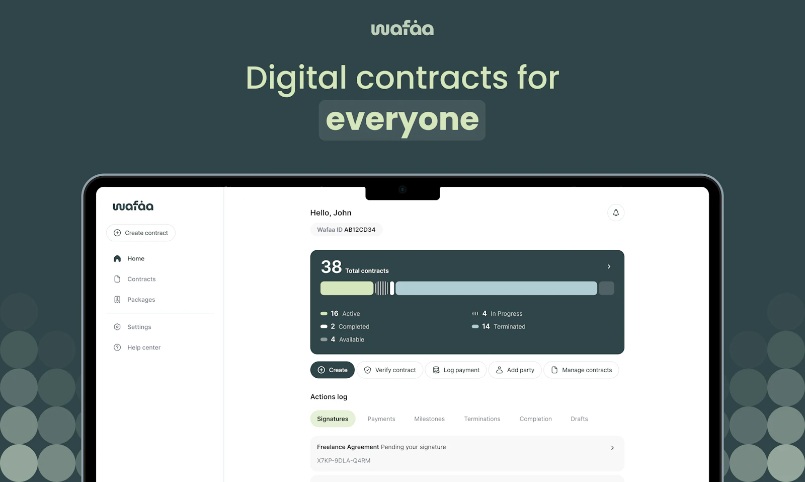 Wafaa.io screenshot 2
