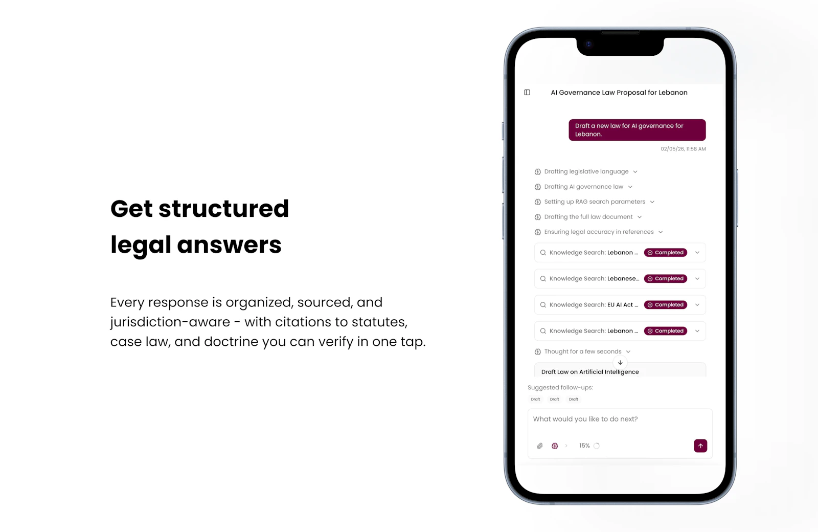 HAQQ Legal AI on Mobile screenshot 4