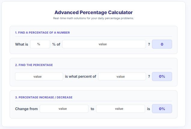 Percentage Calculator gallery image