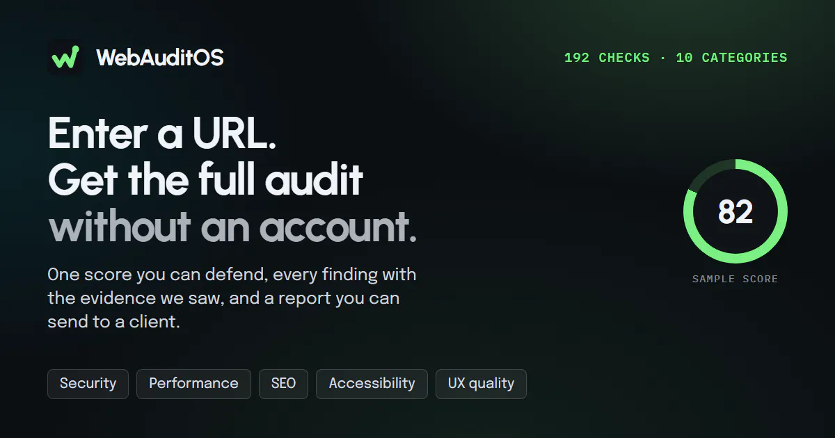 WebAuditOS gallery image