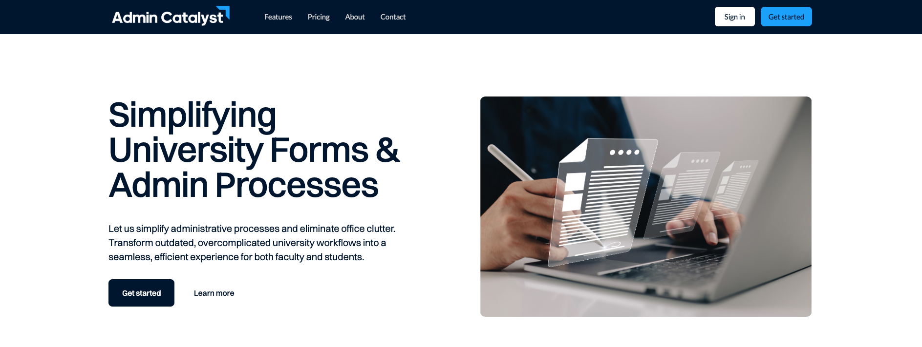 Admin Catalyst - Digital form creation for universities & organizations media 1