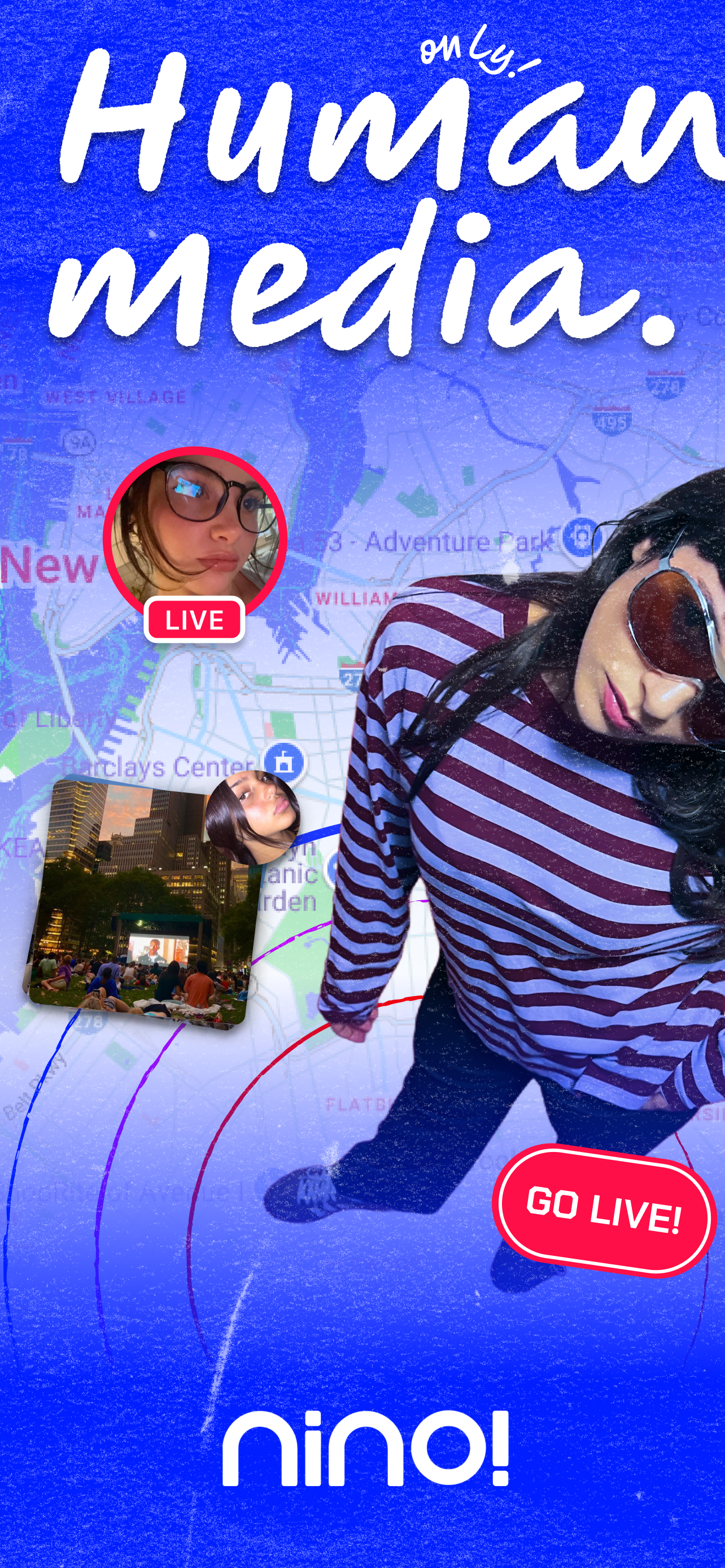 Nino! News Map - Main product screenshot demonstrating key features and user interface