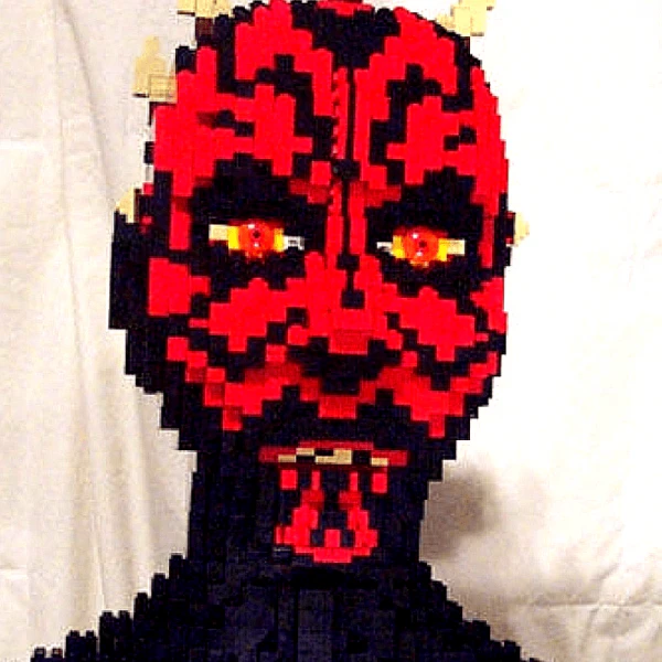 Darth Maul Sculpture Lego