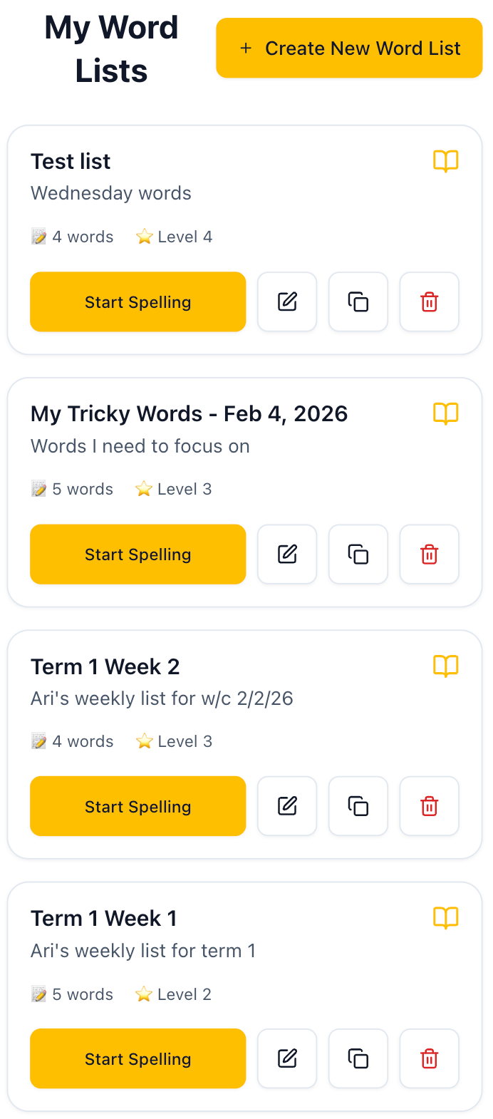 Lit Spelling - Screenshot 3 showing product features and functionality