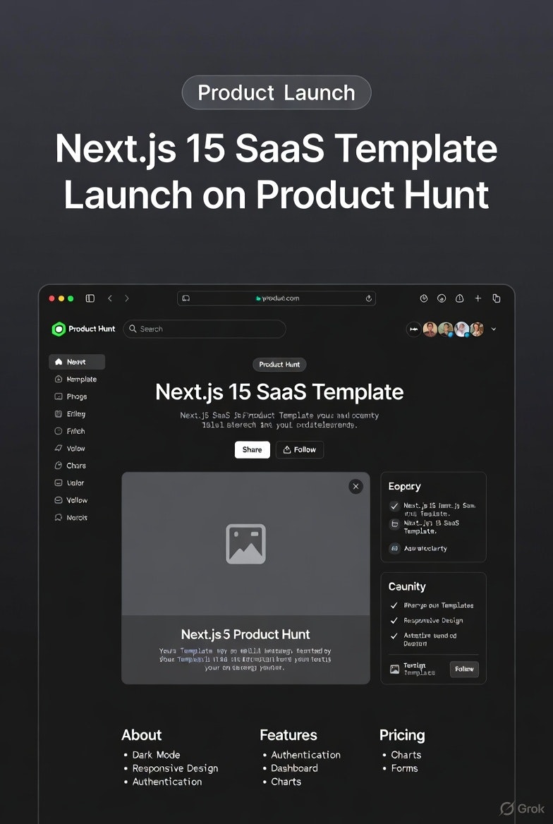 Next.js 15 SaaS template 2025