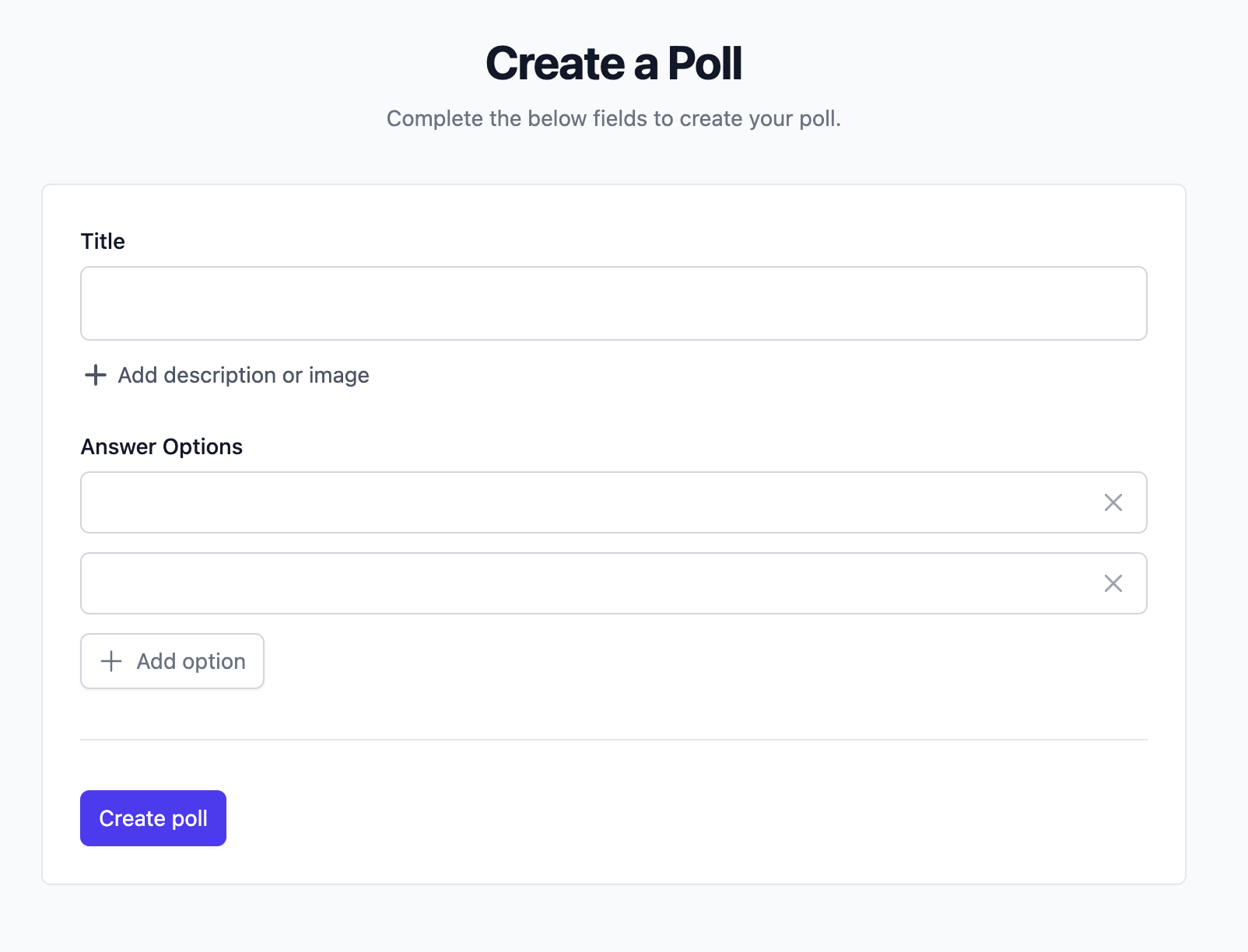 CakePoll gallery image