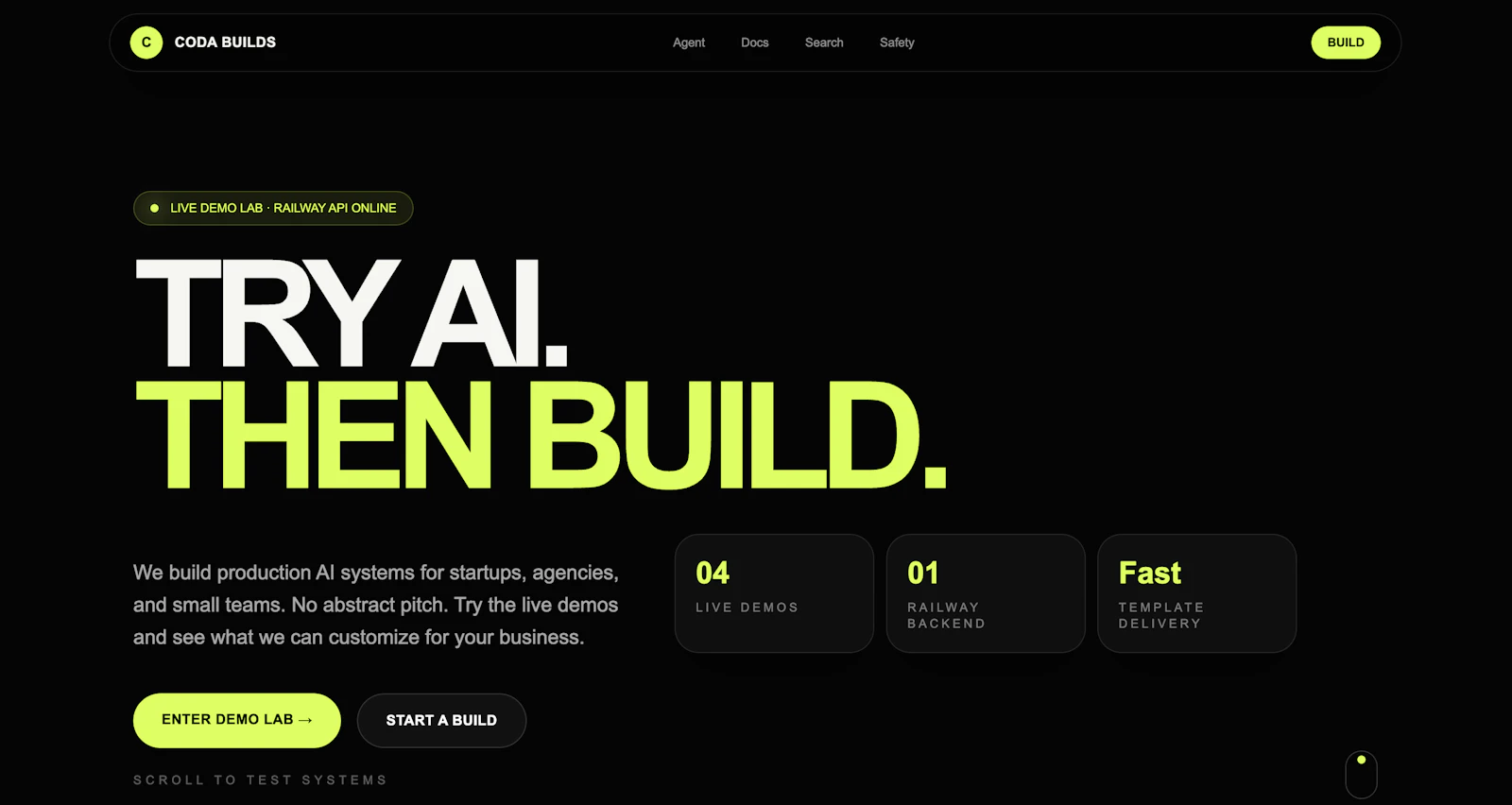 Coda Builds screenshot 1