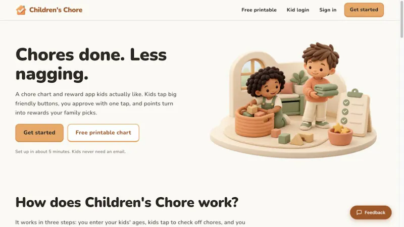 Children's Chore screenshot 2
