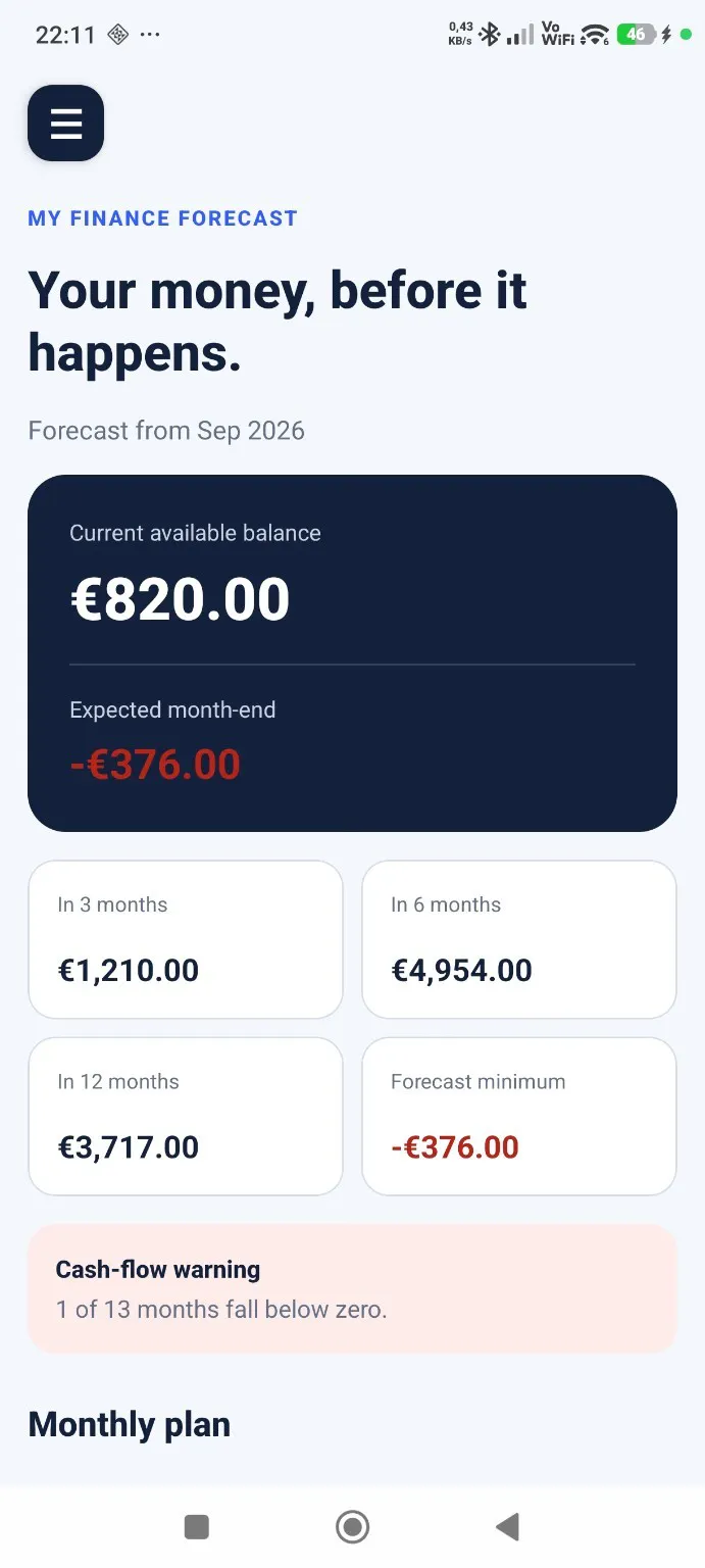 My Finance Forecast gallery image