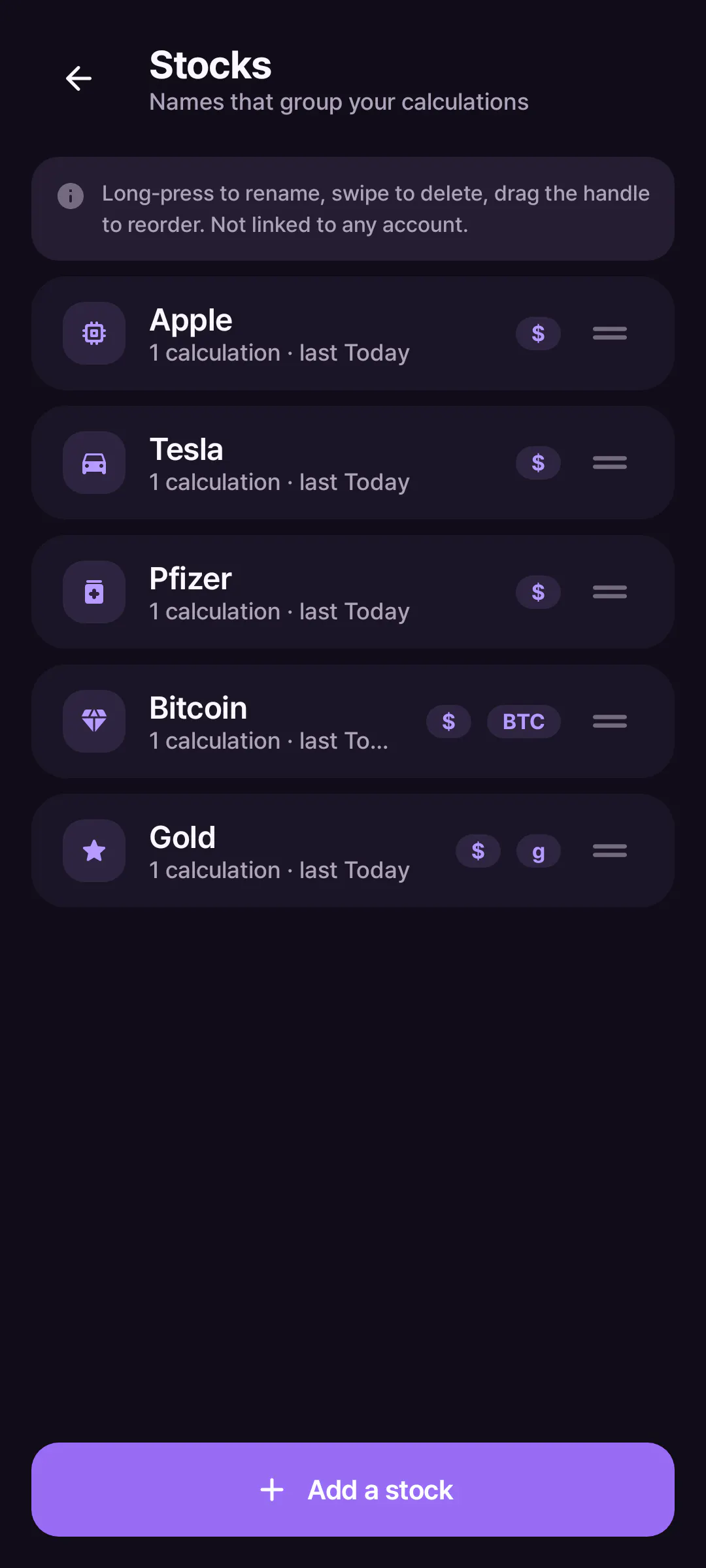 Stock Calculator gallery image