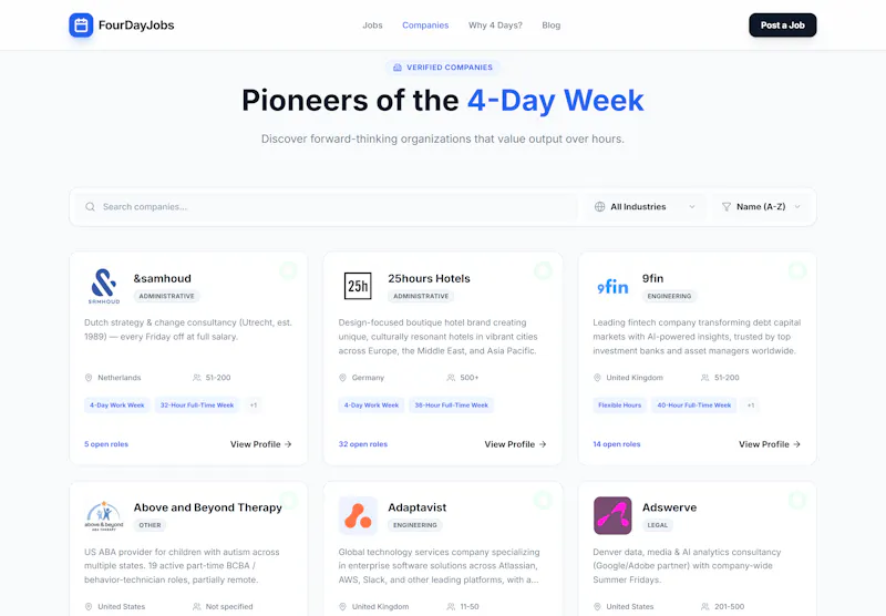FourDayJobs screenshot 4