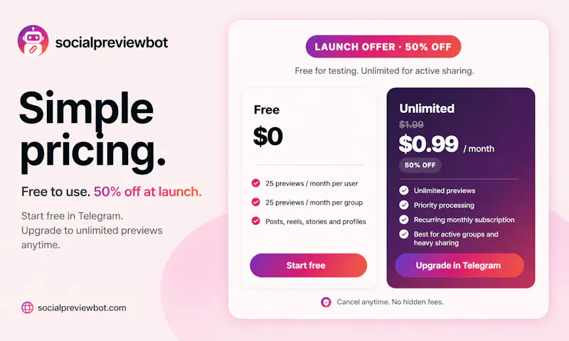 SocialPreviewBot screenshot 2