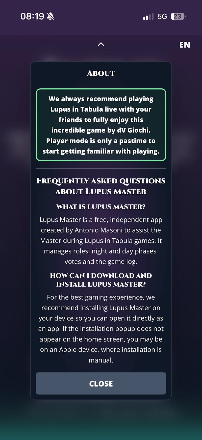 Lupus Master screenshot 24
