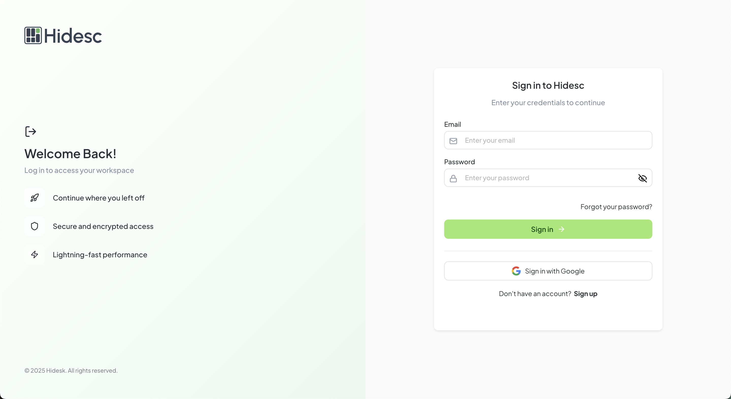 Hidesc gallery image