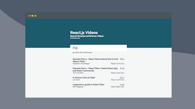 React.js Videos gallery image